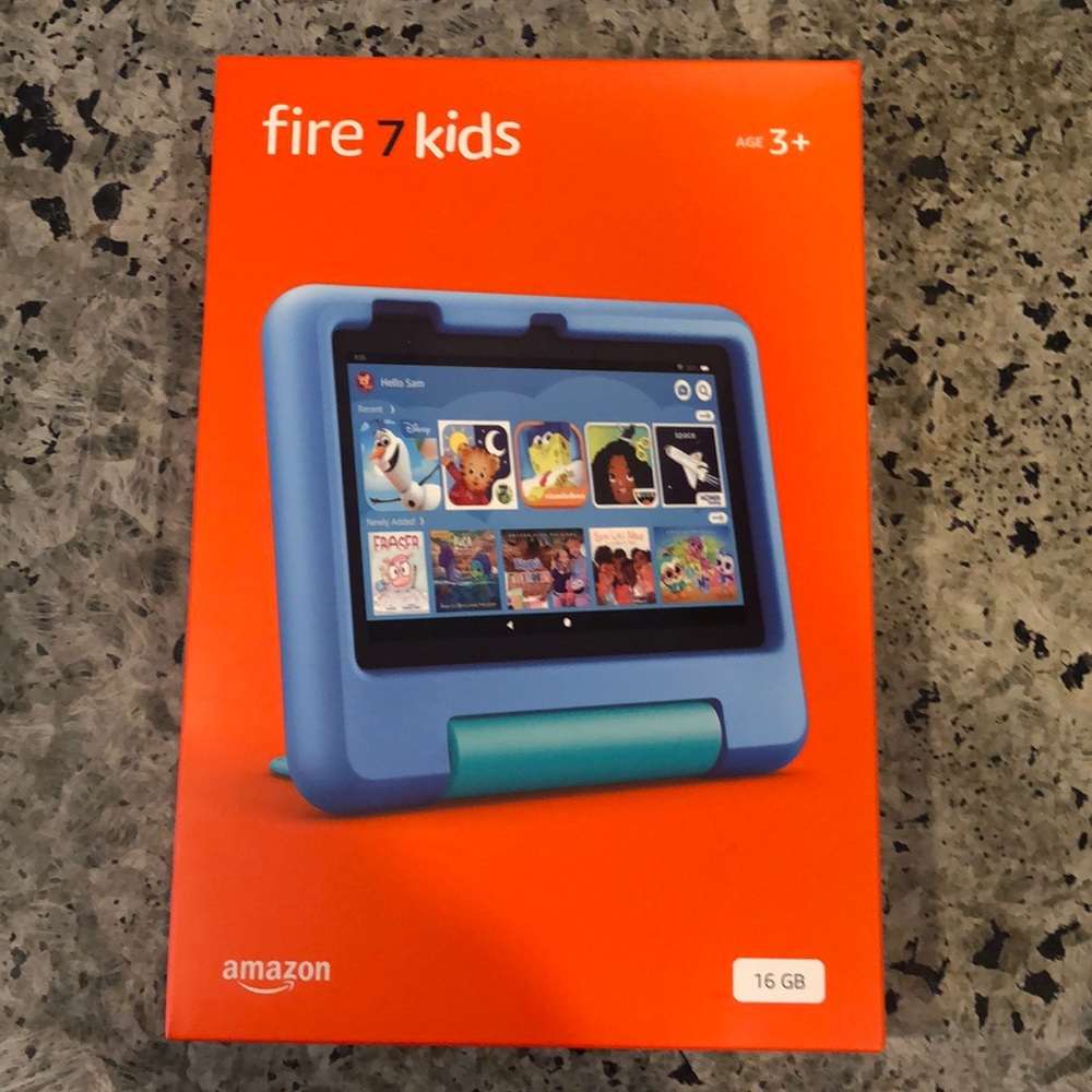 Brand new Amazon fire 7 kids tablet